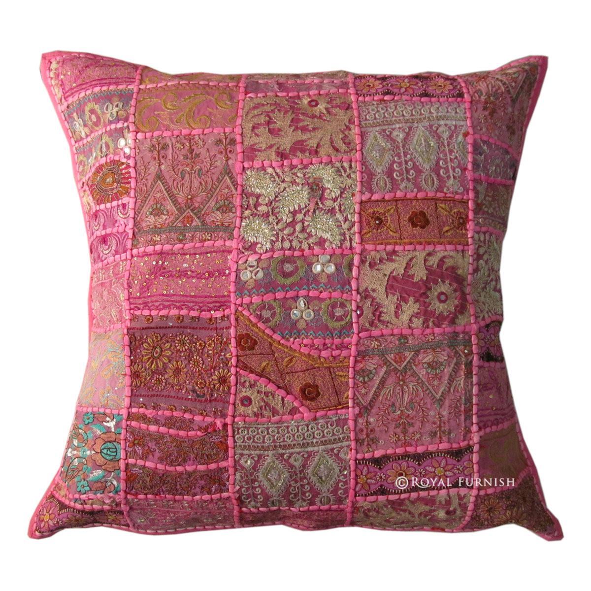 pink plush throw pillow