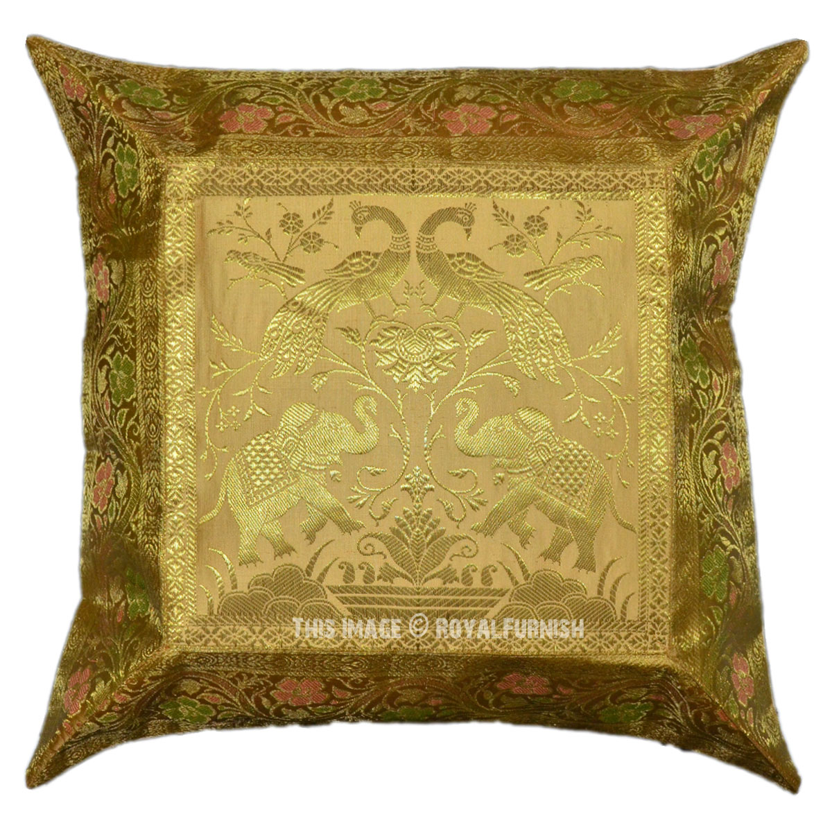 gold decorative pillows