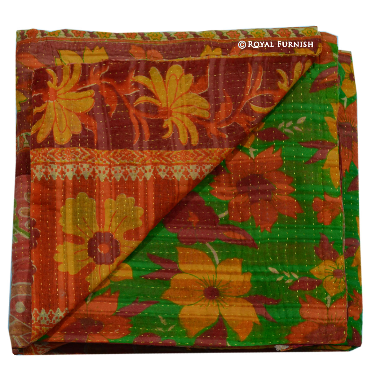 Kantha Blankets | Large Throws, Spreads | dignify