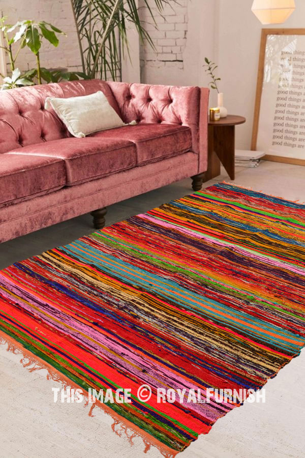 rag rug braided rag rug, shabby, boho,reclaimed/recycled materials,  ecofriendly home decor, bathroom mat, kitchen accent rug : :  Handmade Products