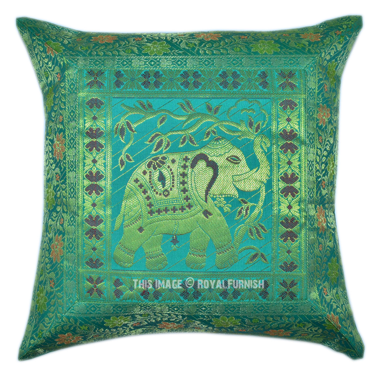 cushions with elephants on