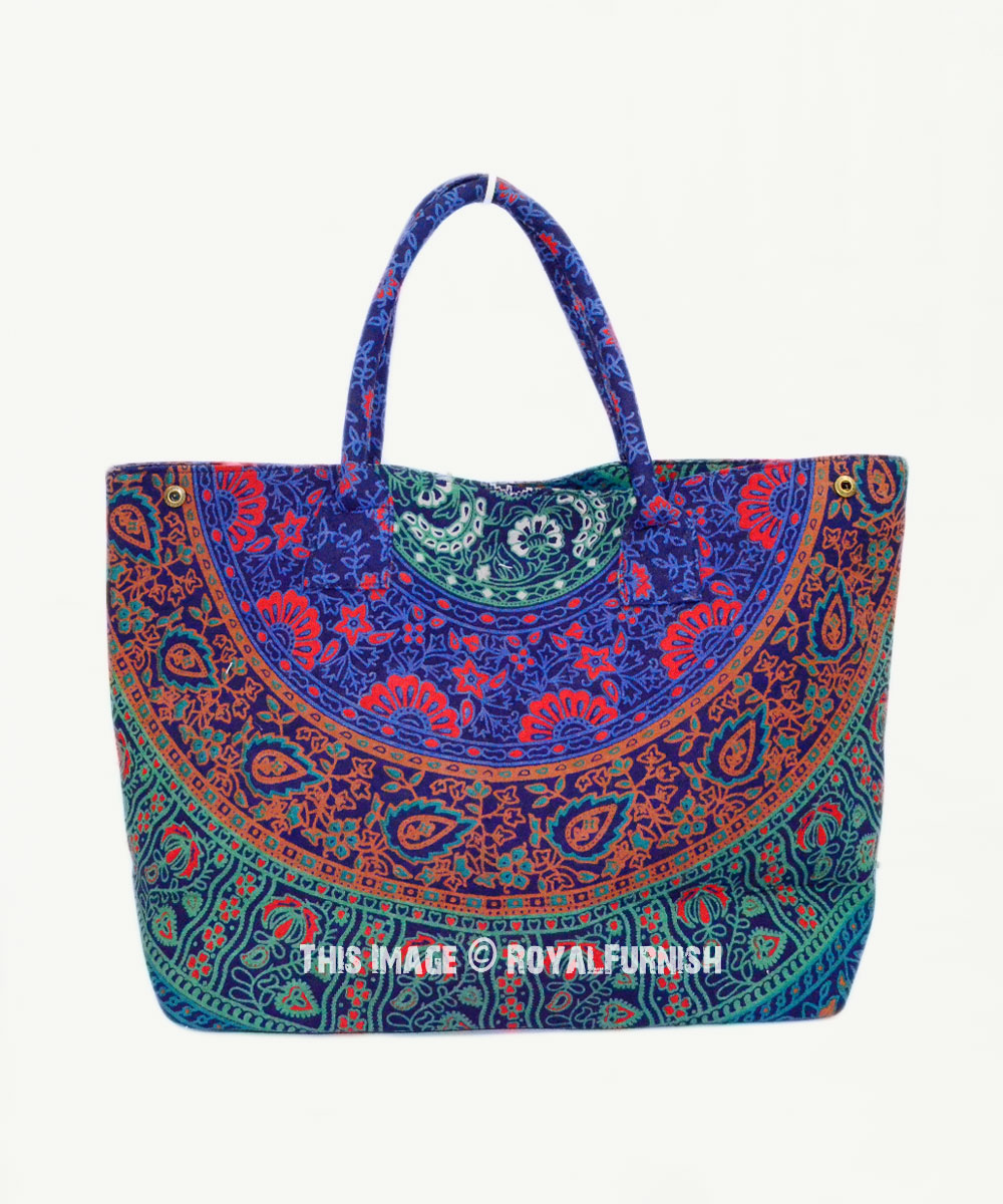Pink, Blue, and Green Mandala Tote Bag by Marcy Smith - Fine Art America