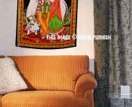 Hindu Radha Krishna Divine Love Fabric Cloth Poster Wall Hanging